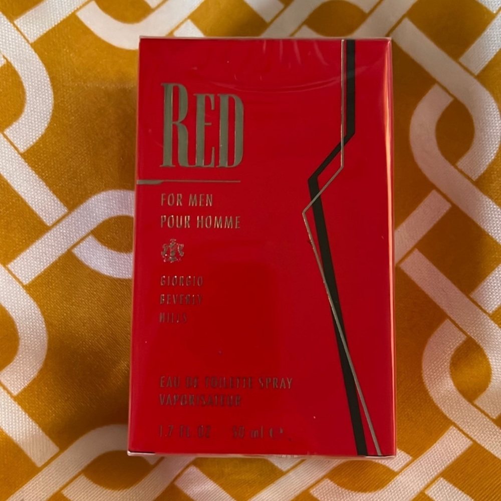 Georgio red for men, 1.7 ounce bottle. Unopened